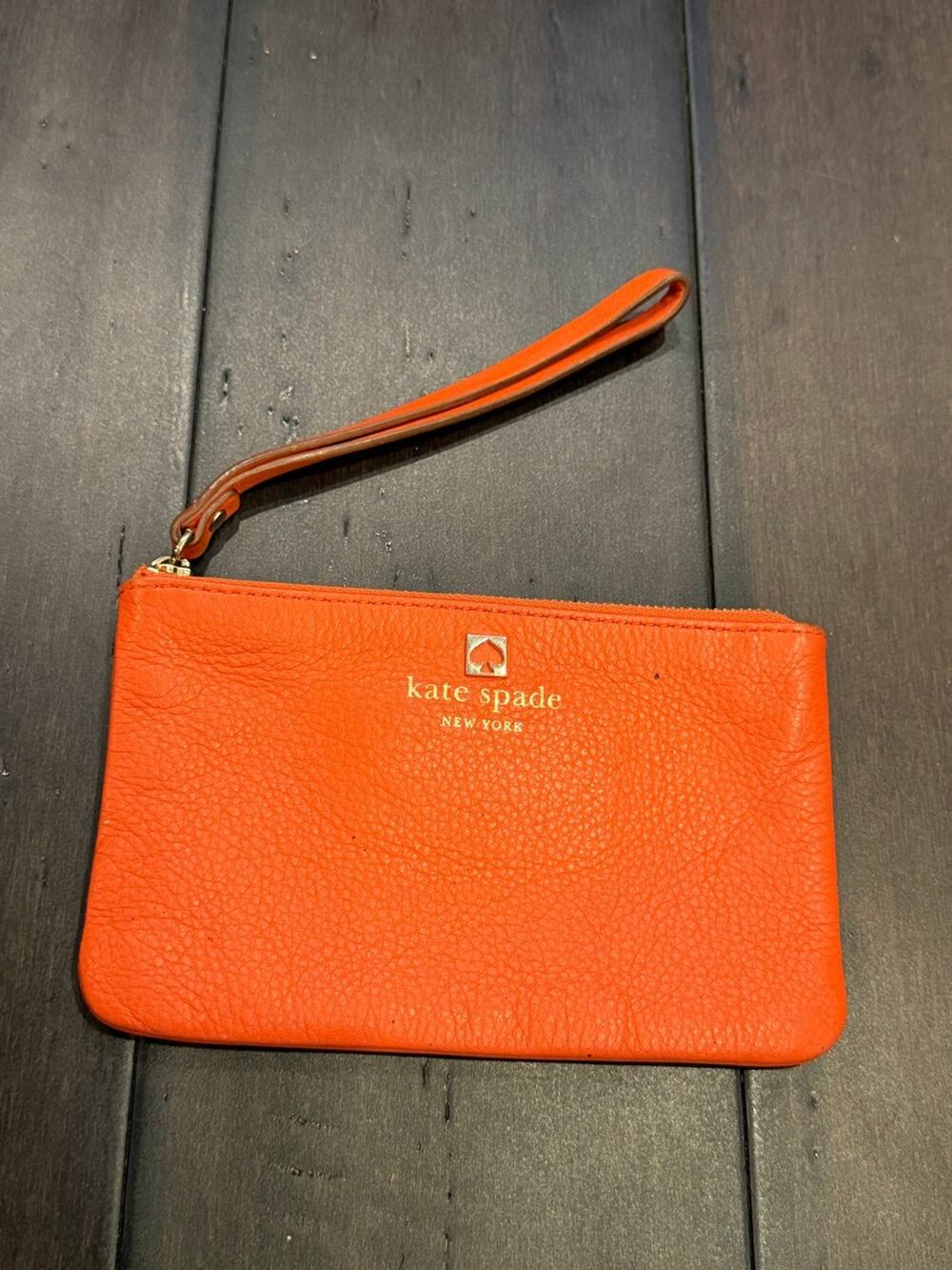 Kate Spade Pebbled Leather Wristlet